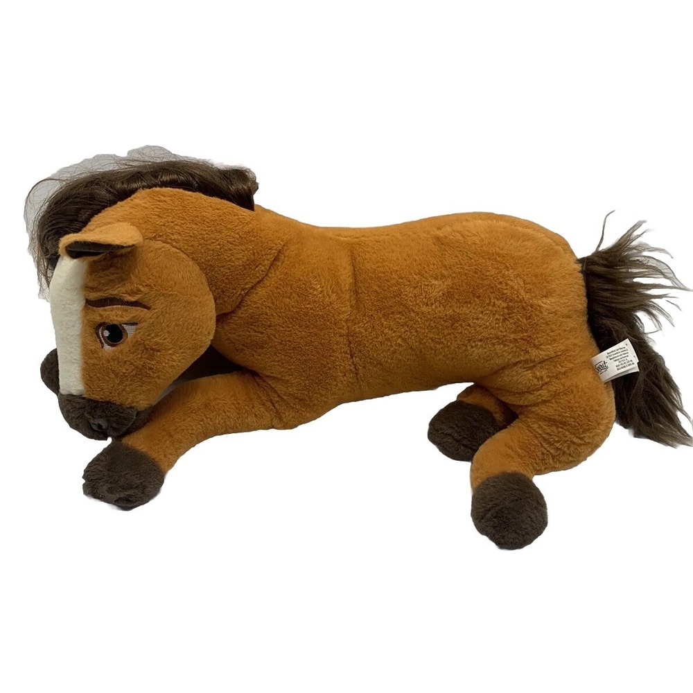 Spirit Horse Plush Laying Down Large 18" Kids Stuffed Toy Animal Plushies
